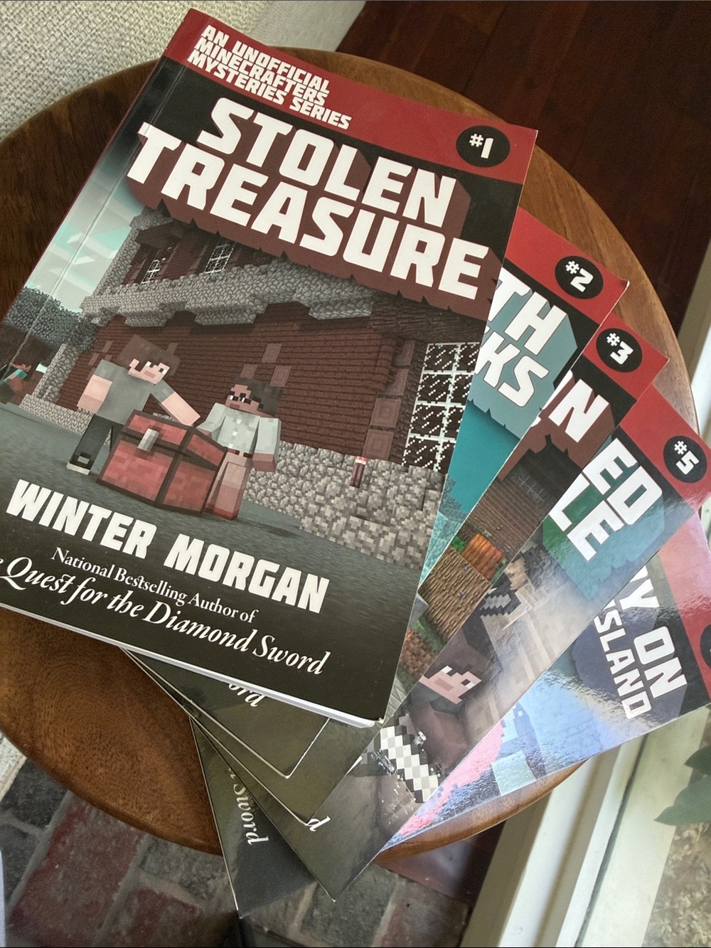 Minecraft series of books (5) - missing #4